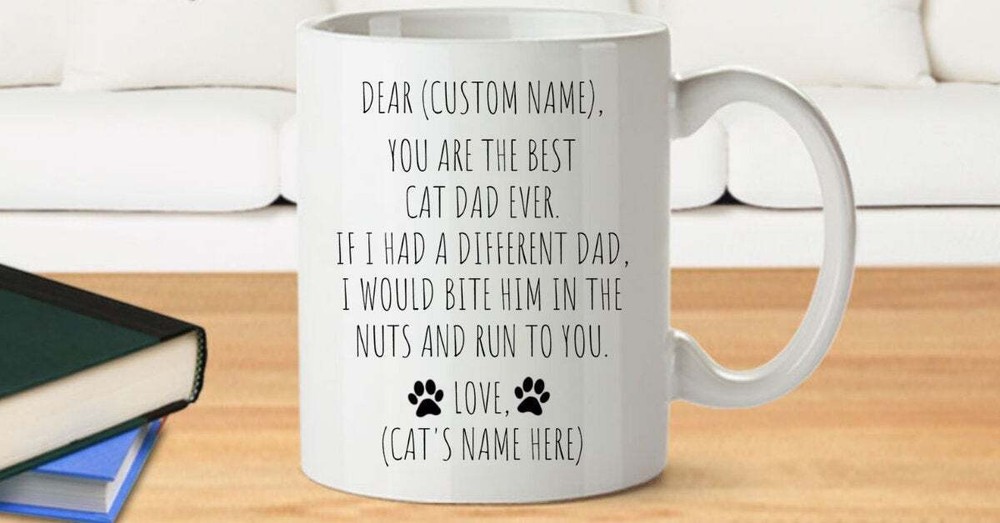 Cat Dad Gift Cat Dad Mug Dad Cat Cat Dad Coffee Mug Cat Dad Cup Best Cat Dad