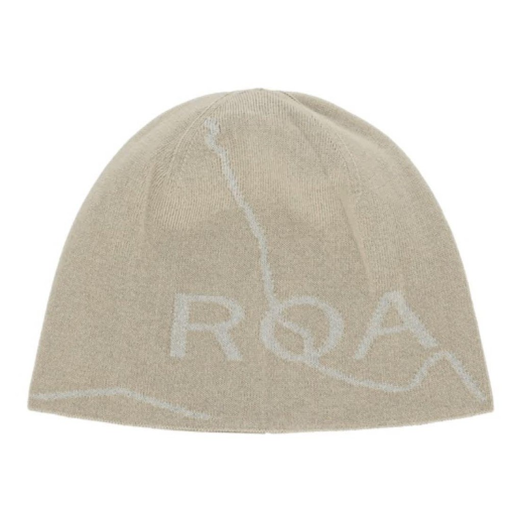 Arc'Teryx Roa Hiking Beige Logo Beanie for Outdoor Adventures