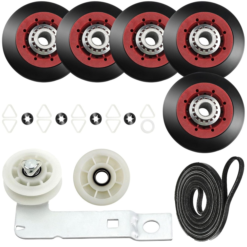 4392067 Dryer Repair Roller Kit (5 Wheels) -Repair Maytag/Duet whirlpool/whir...