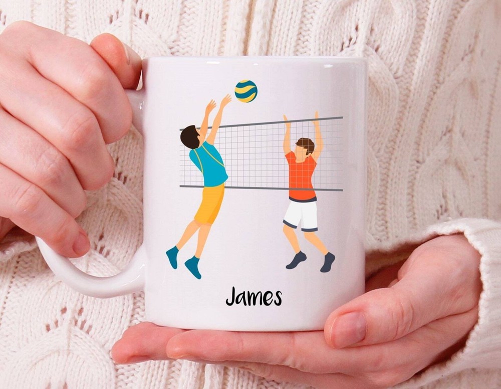 Personalized Volleyball Mug Volleyball Gift Volleyball Cup Volleyball Christmas