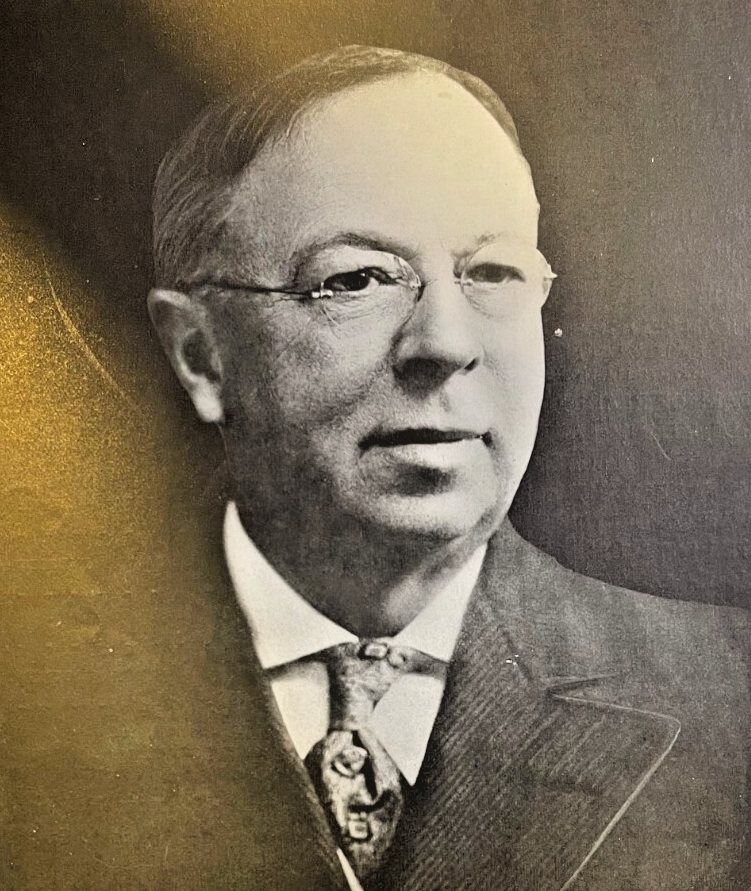 1918 Vintage Magazine Illustration Oregon Senator George E. Chamberlain