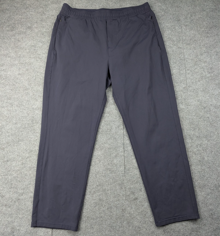 Public Rec Athletic Pants Mens 38x30 Athleisure Pull On Straight Leg Comfy Blue