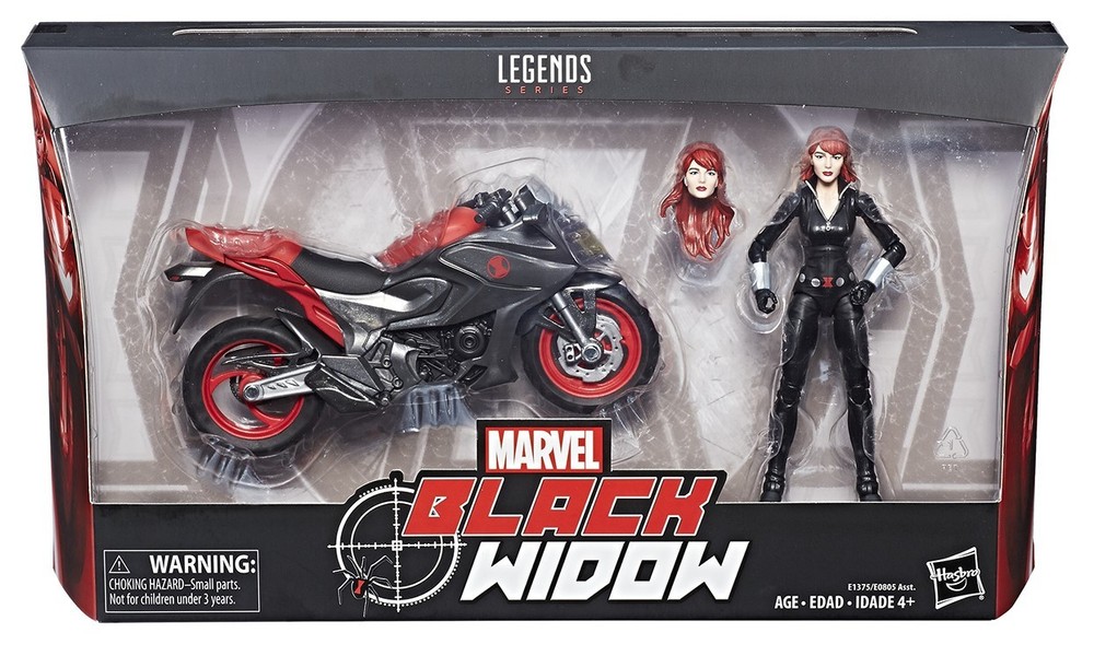 LAST ONE! Marvel Legends Series 6-inch Black Widow with Motorcycle BY HASBRO