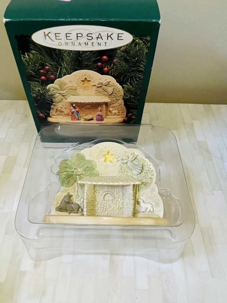 Hallmark Keepsake O Holy Night Barn Ornament 1996 Special Edition