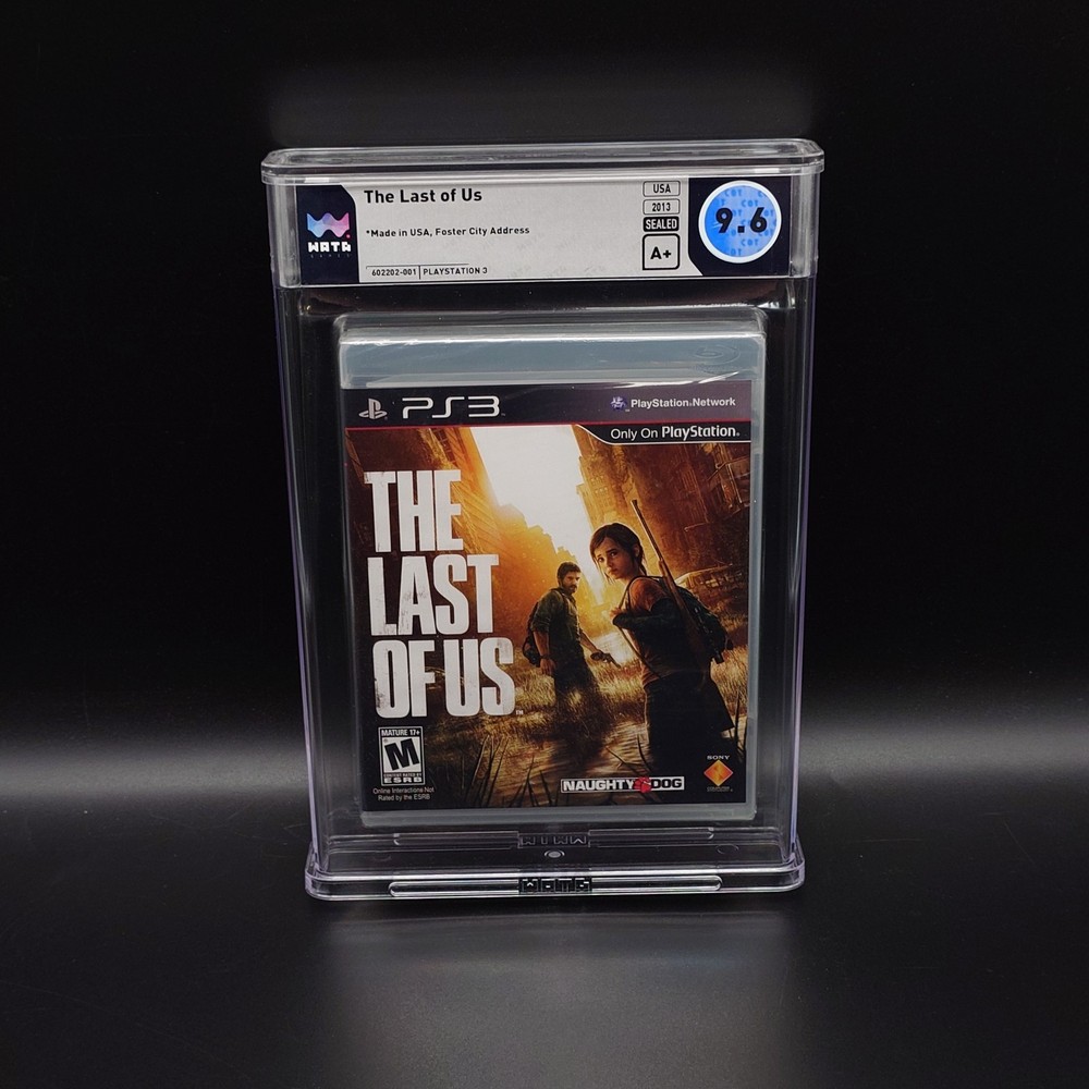 Wata 9.6 A+ The Last of Us PS3 US 1st Print Sealed New Graded Playstation PSA
