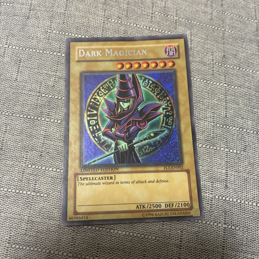 YuGiOh Dark Magician FL1-EN002 Secret Rare Limited Edition VLP