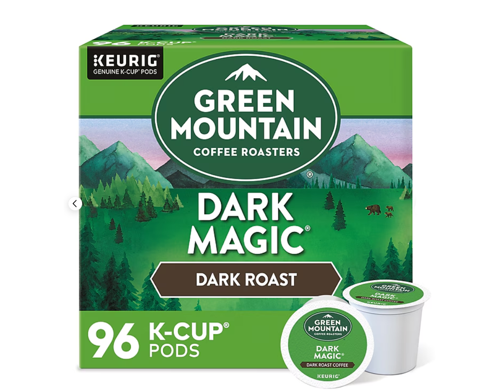 Green Mountain Coffee Dark Magic, Keurig K-Cup Pod, Dark Roast, 96 Count