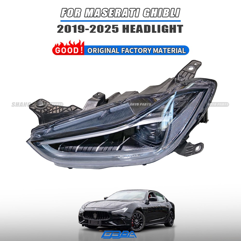 Original Used For Maserati Ghibli Driver Side LED left Headlight OE 670100988