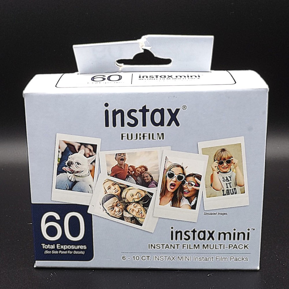 Fujifilm - instax mini Instant Film Value Pack - White 60 Exposures