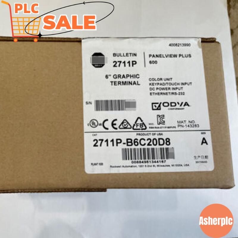 AB 2711P-B6C20D8 PanelView Plus6 Operator Interface 2711PB6C20D8 NEW US Free Tax