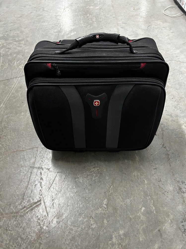 Wenger Swiss Gear Rolling Travel CarryOn Laptop Bag Briefcase Luggage Wheels EUC