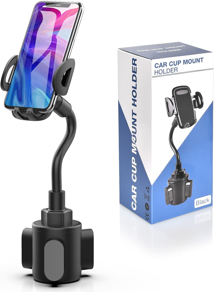 Cup Car Phone Holder for Car, Car Cup Holder Phone Mount, Universal Adjustable G