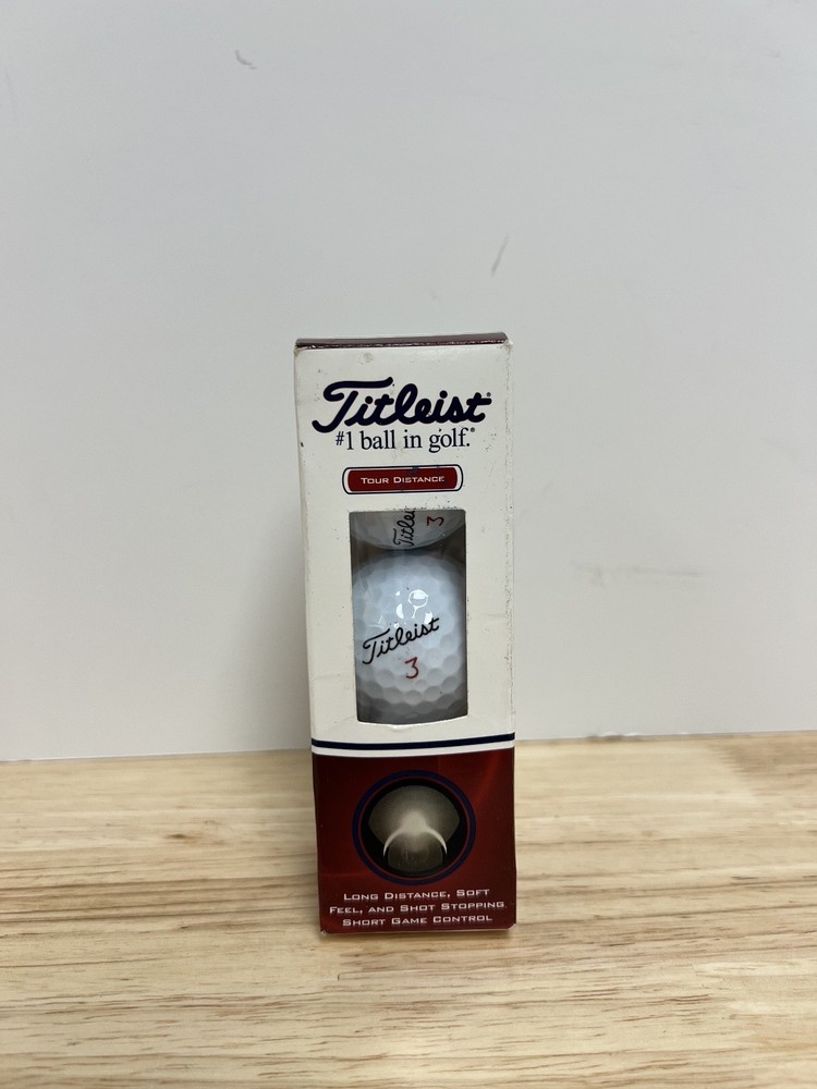 Titleist Tour Distance Golfball Sleeve of 3