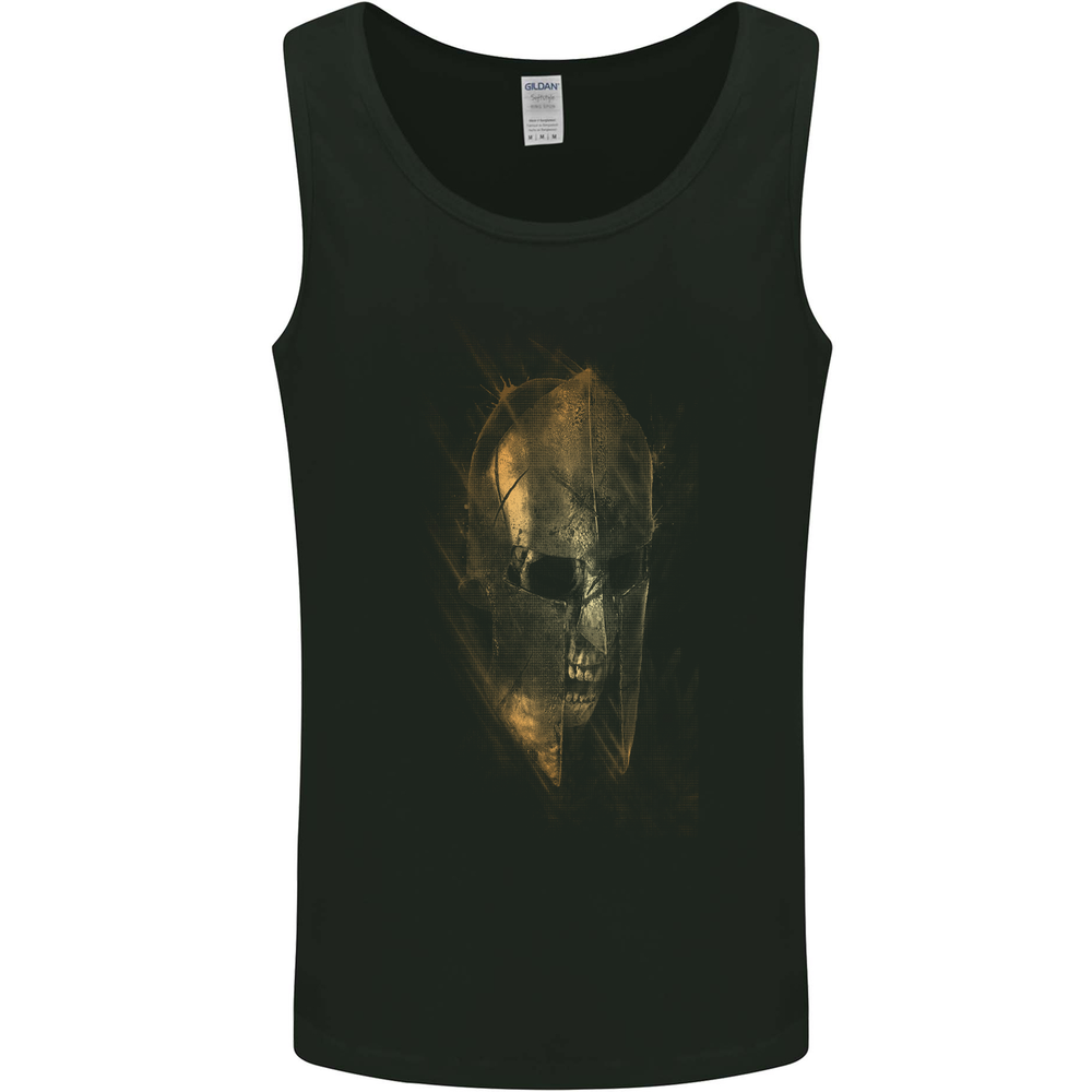 Barbarian Skull Gym Training Top Spartan Mens Vest Tank Top