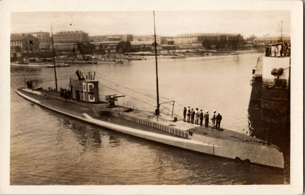 Mint RPPC Postcard France French Navy Submarine Pierre Chailley U Boat WWI