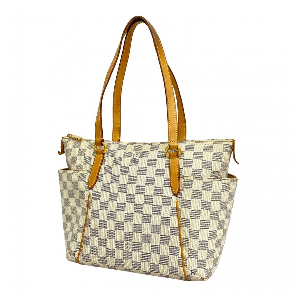 Louis Vuitton Tote Bag Damier Azur Totally PM N41280 White 682264