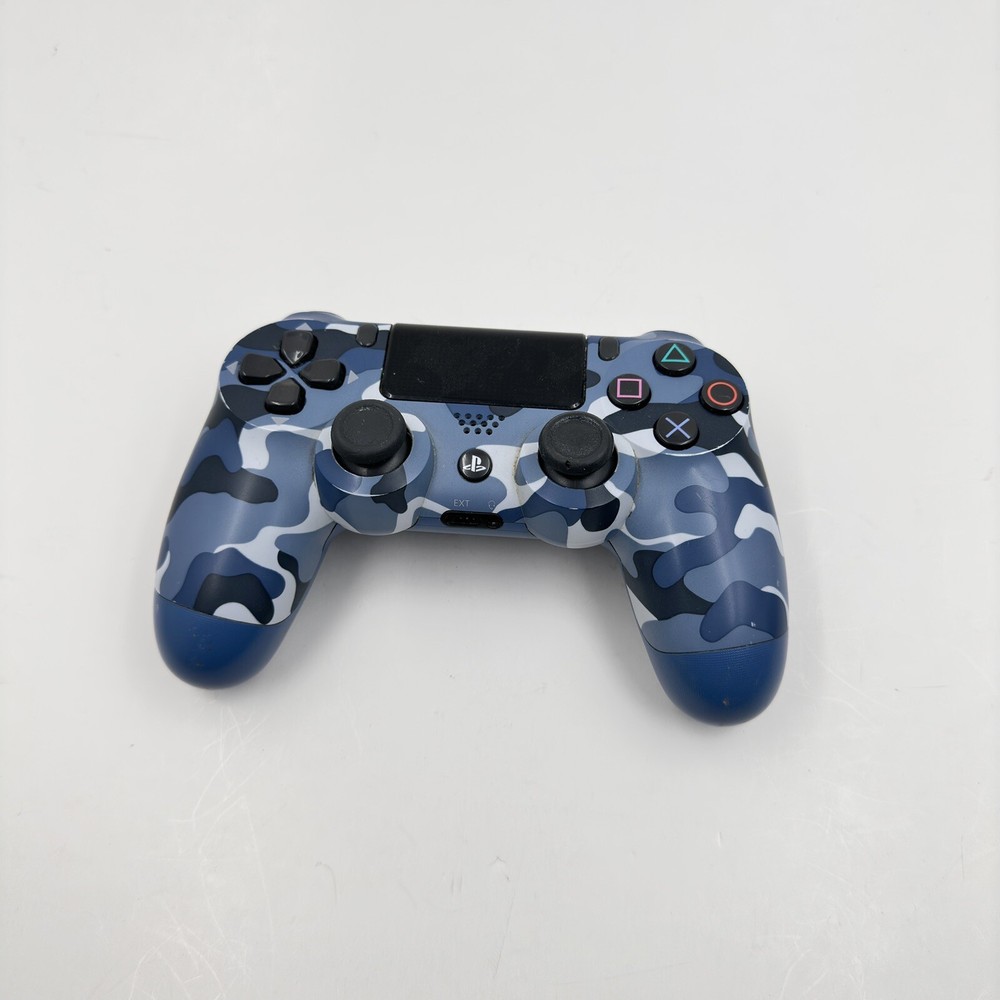 sony playstation 4 dualshock wireless controller blue camo