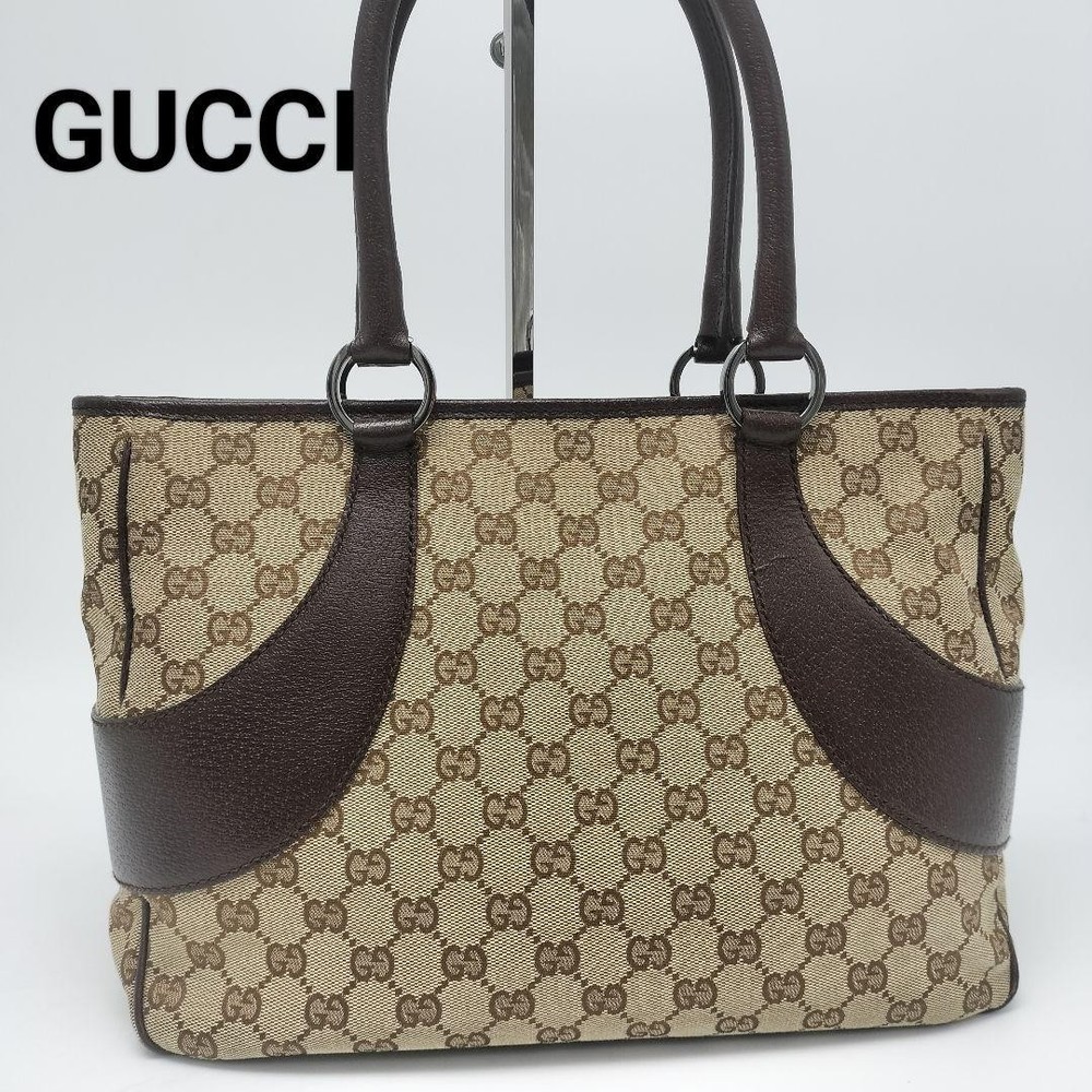 Luxury Gucci GG Monogram Tote Bag Elegant Designer Handbag