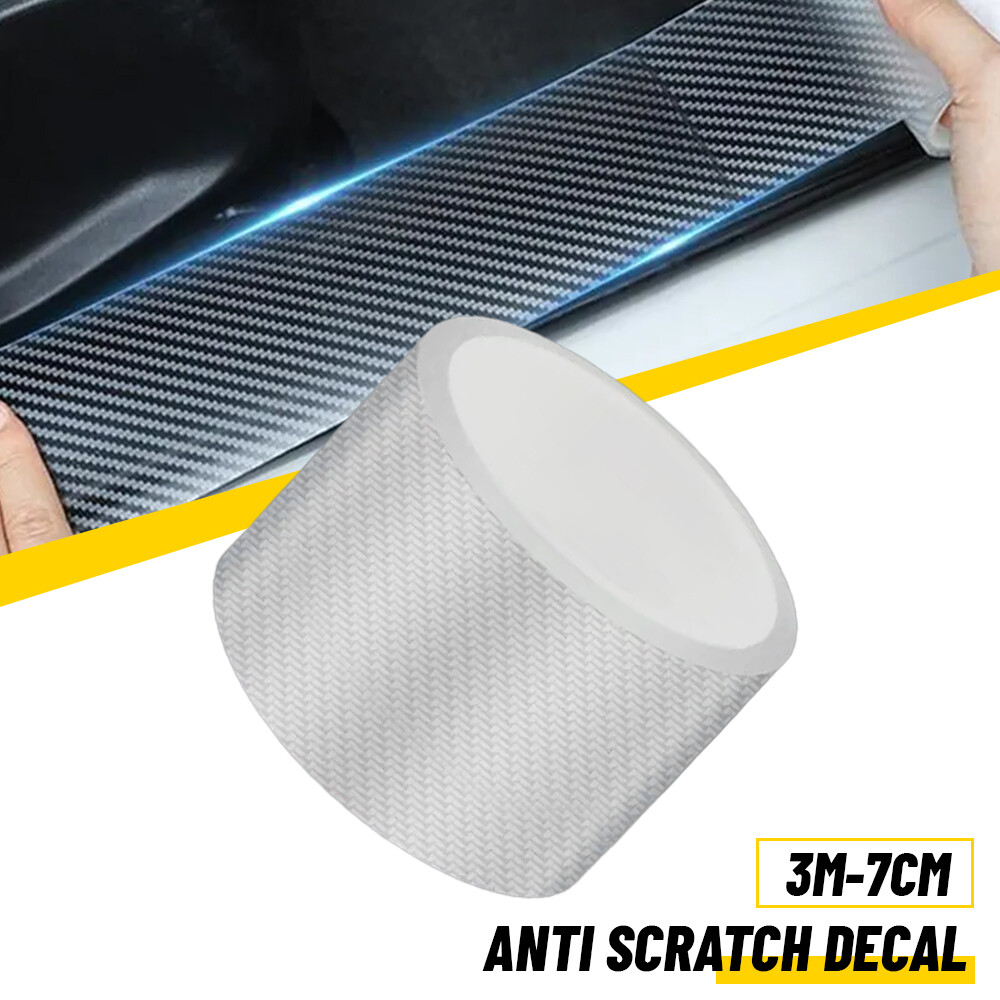 7cm Car Access Door Plate Sill Scuff Cover Anti Scratch Decal Sticker Protector