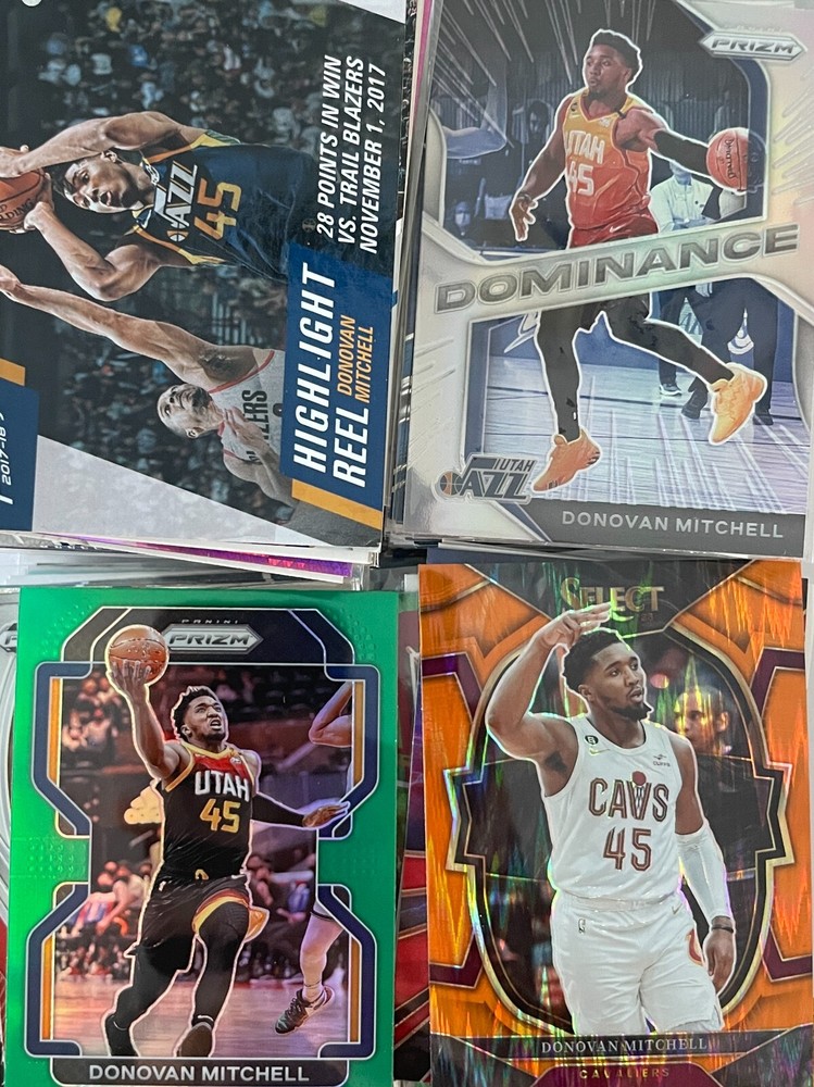 Donovan Mitchell Basketball Cards Inserts Parallels You Pick