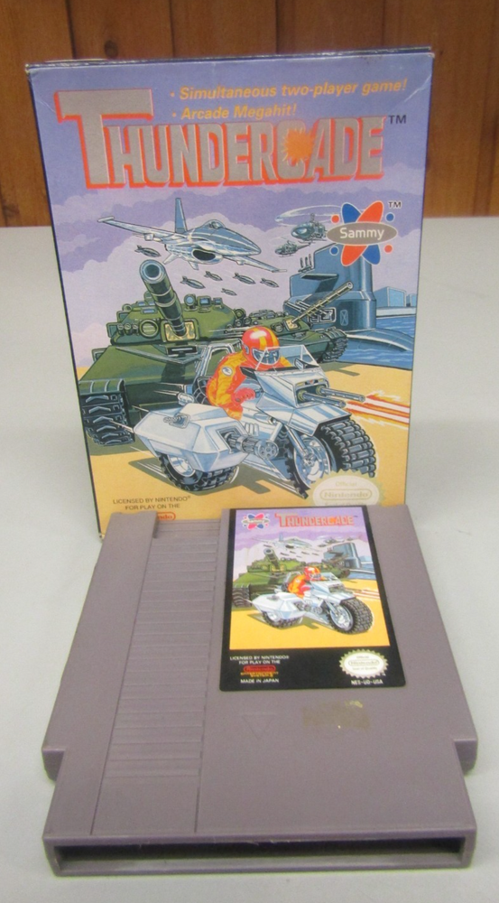 Thundercade (Nintendo Entertainment System, 1989) NES GAME SAMMY -Tested Working