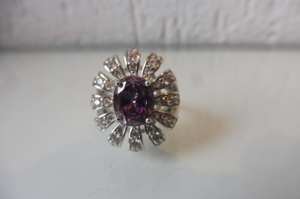 925 Silver Ring with Elegant Sanded Stones – Timeless & Chic