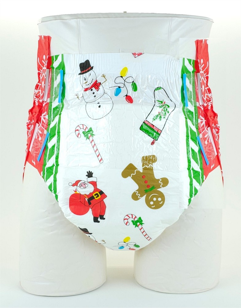 **SALE** Printed Christmas Diapers Oodzoo Boodzoo Medium 28