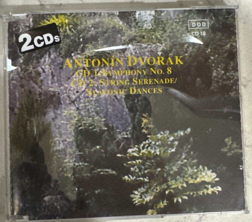 Antonín Dvořák: CD 1: Symphony No. 8 - CD 2: String Serenade/Slavoniv Dances