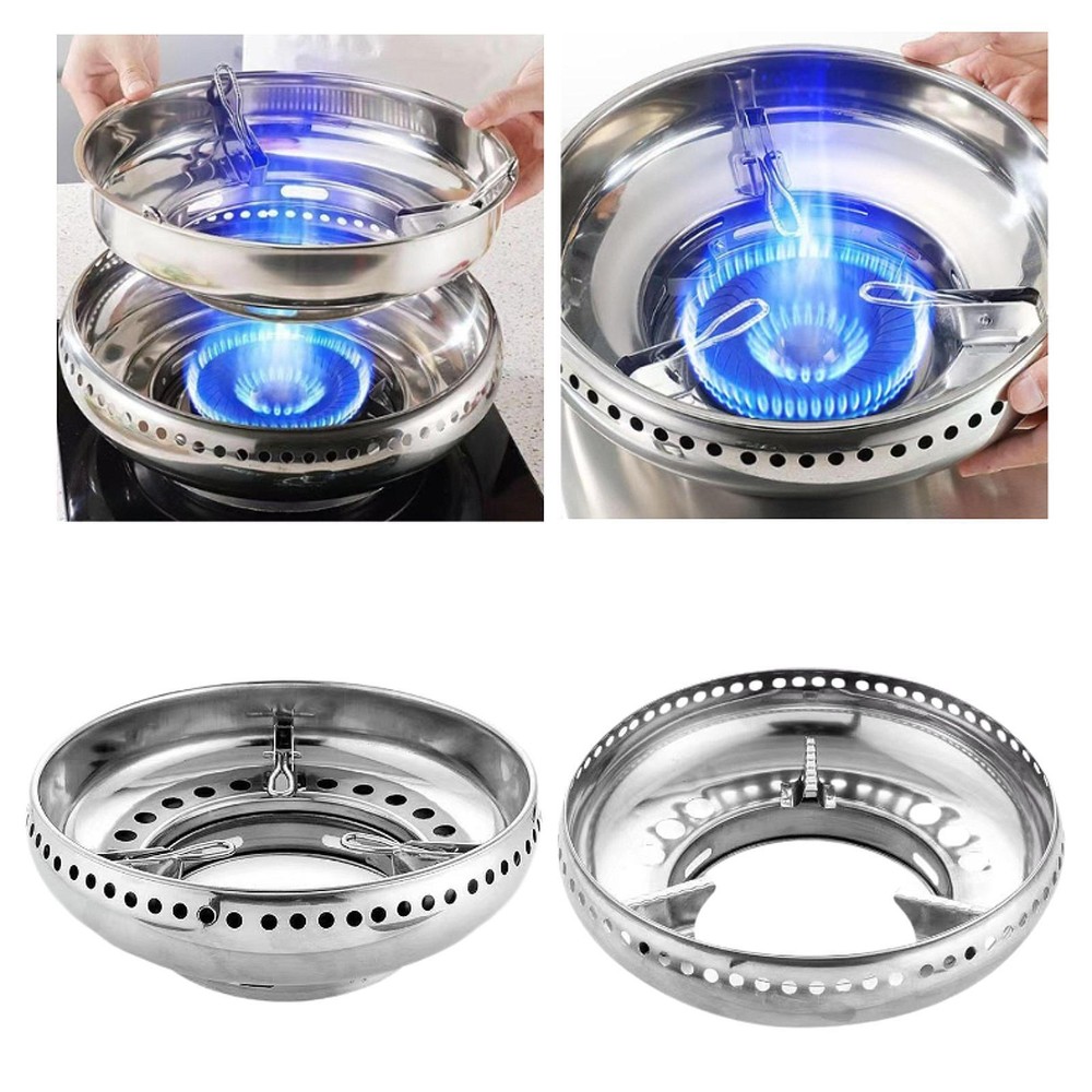 Energy-Saving Wok Pan Support Rack for Outdoor Cooking and Kitchen Use