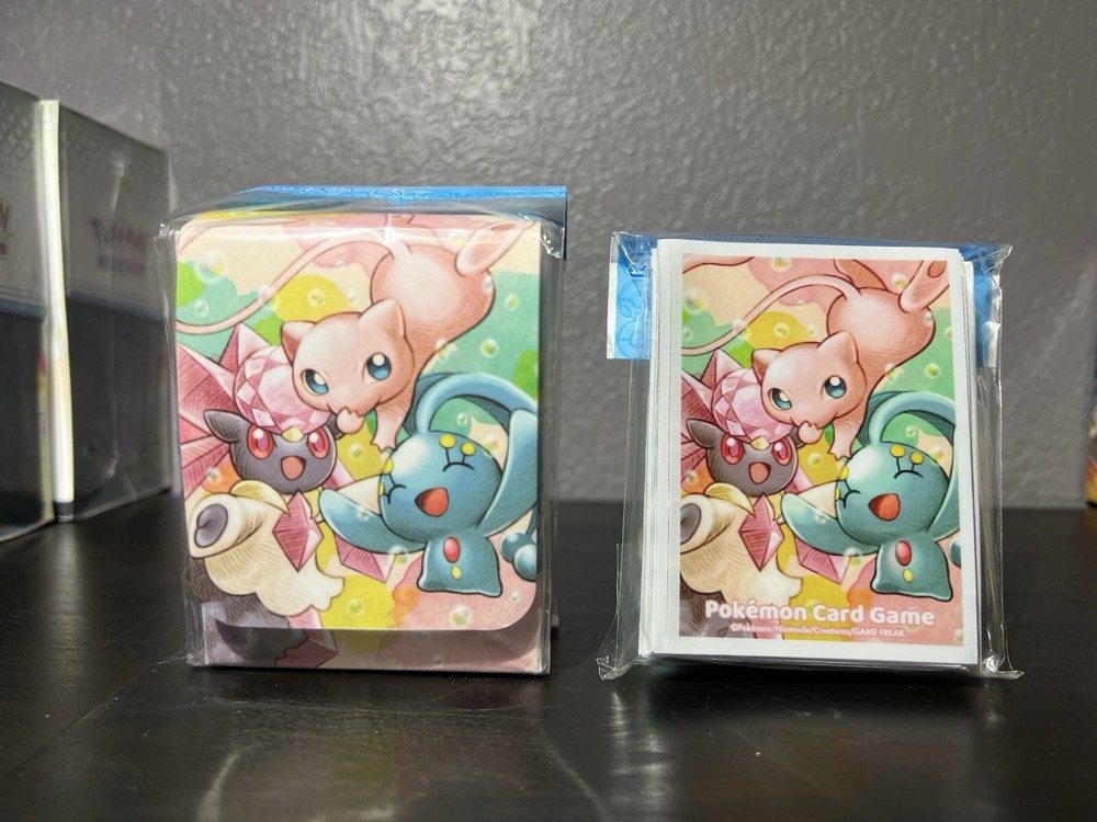 Pokemon Card Game Mew, Manaphy & Diancie Deck Case & Sleeve Set PCJ ~ US SELLER