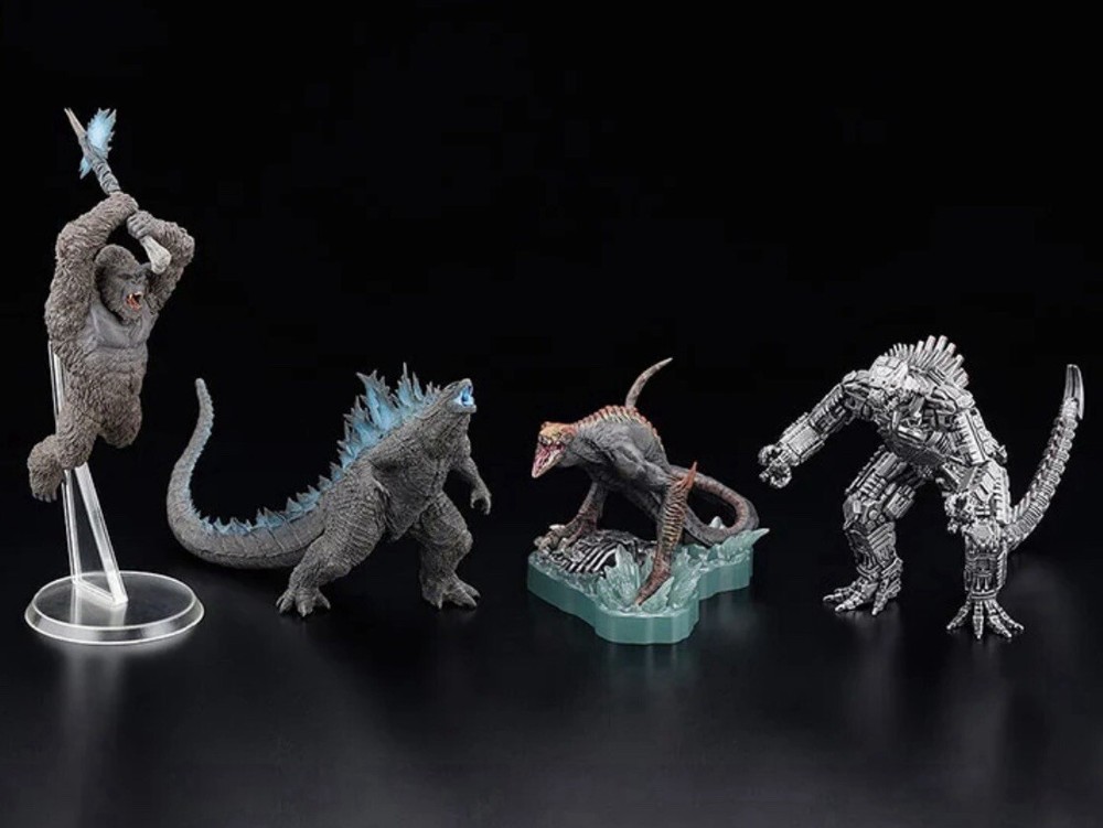 Epic Art Spirits Godzilla vs Kong Hyper Modeling Set of 4 Exclusive Figures