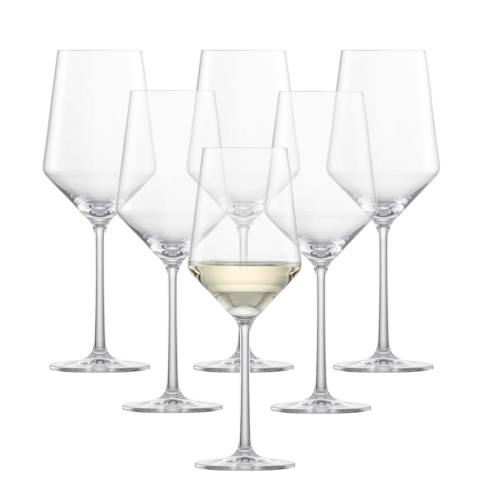 Pure Sauvignon Blanc White Wine Glass (Set of 6), Graceful Wine Glasses for W...