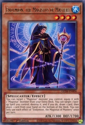 Endymion, the Magistus of Mastery - GEIM-EN004 - Rare - 1st Edition - Moderately