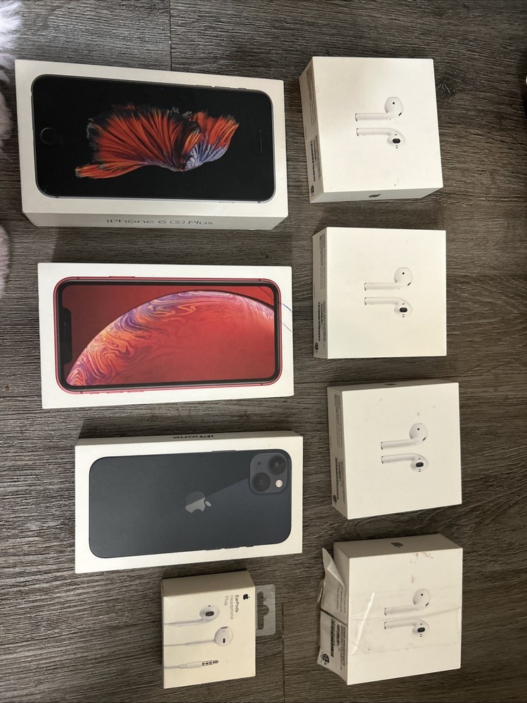 8 Empty iPhone And AirPod Boxes For Sale