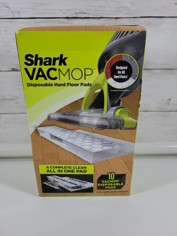 Shark VACMOP Disposable Hard Floor Pads 10-Count Refill Pack NEW Cleaning