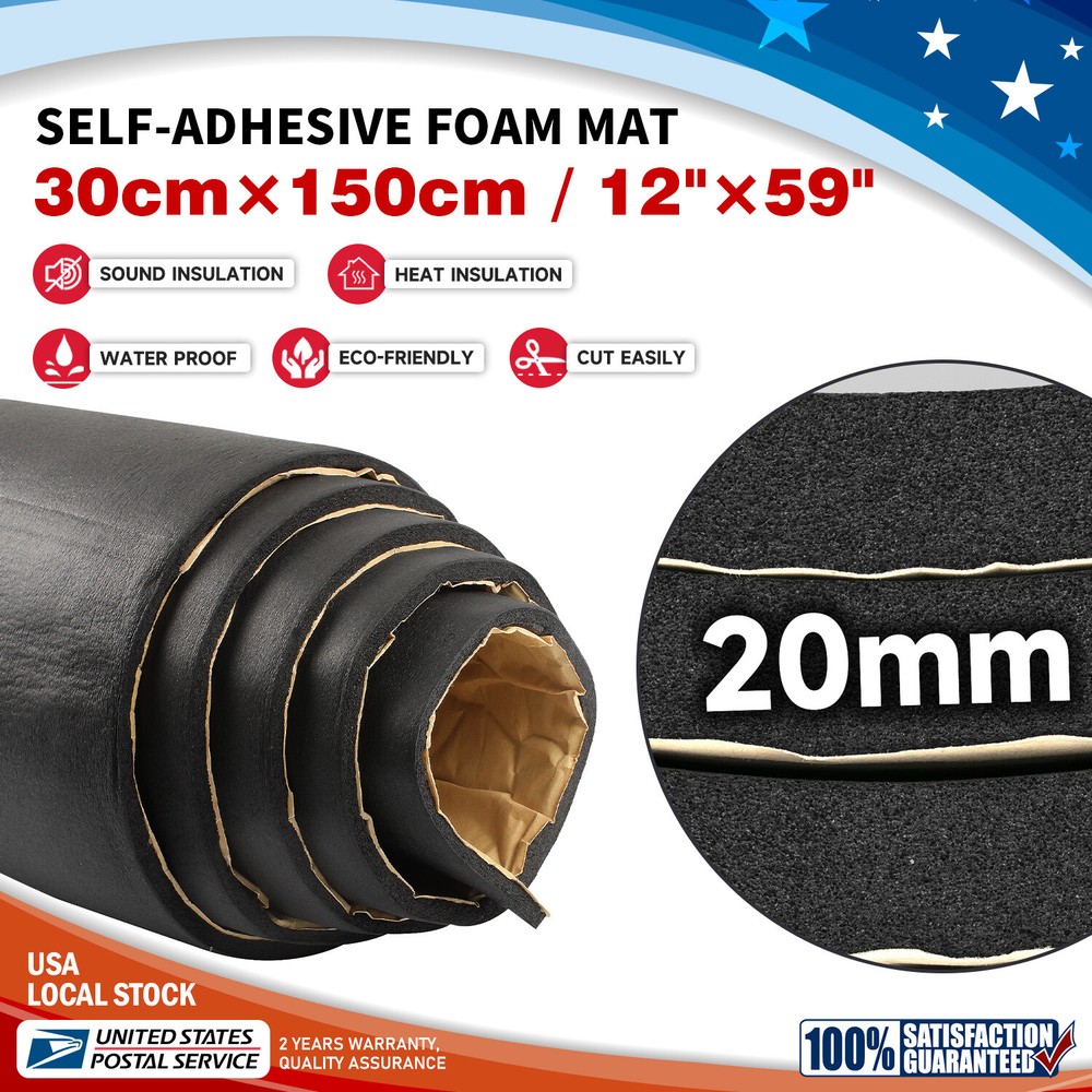 Car Insulation Thermal Sound Deadener carpet Mat Pad Block car Heat Sheet 788mil