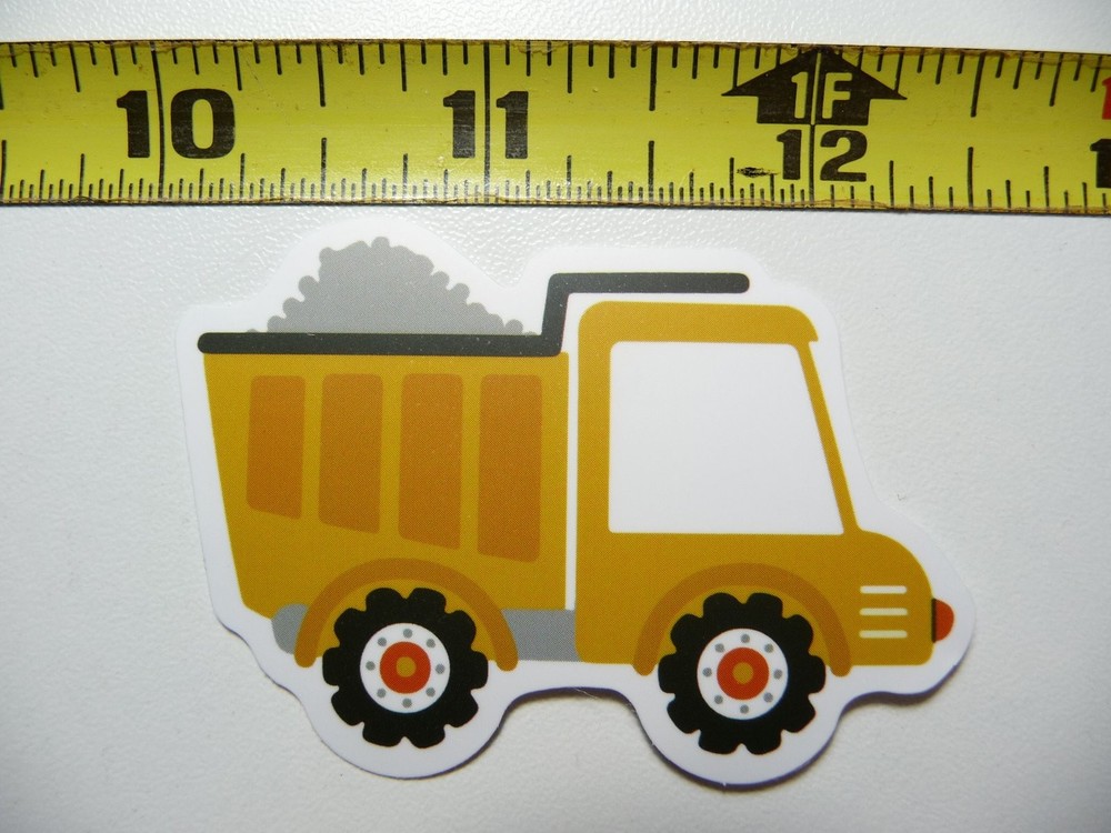 MYSTERY LOAD DUMP TRUCK DECAL STICKER FUN FUNNY CONSTRUCTION VEHICLE
