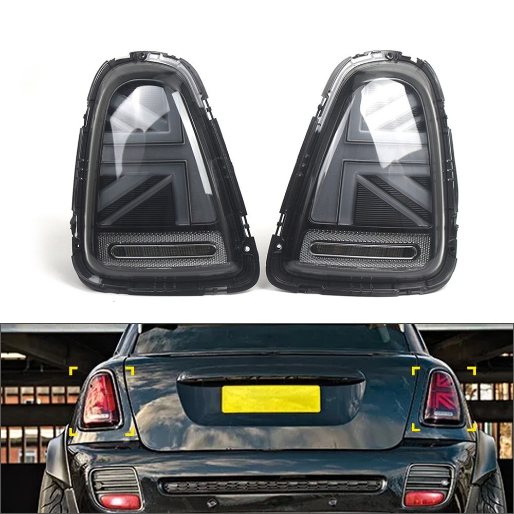 2pcs ABS Tail Lights Rear Lamps Brake Lamps 63212751307 For Mini R56 R57 R58 R59