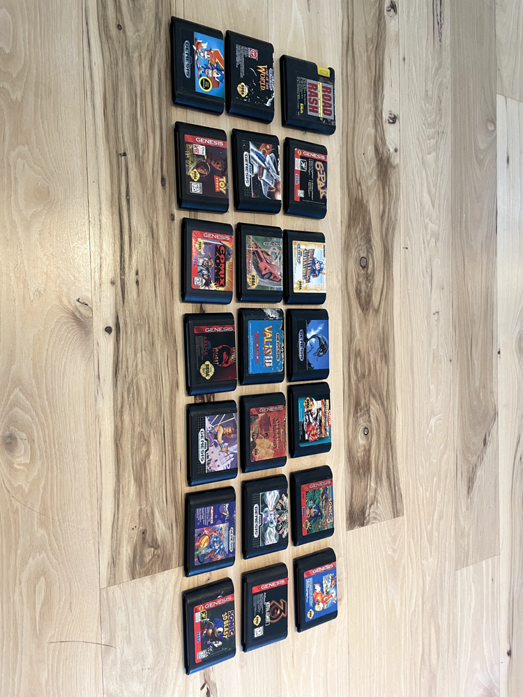 sega genesis game lot