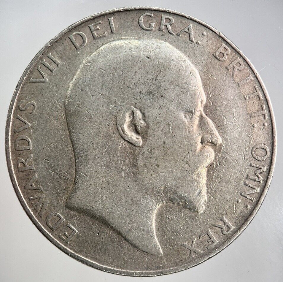 1910 Edward VII Half-Crown Silver Coin | Fine Collectable Grade