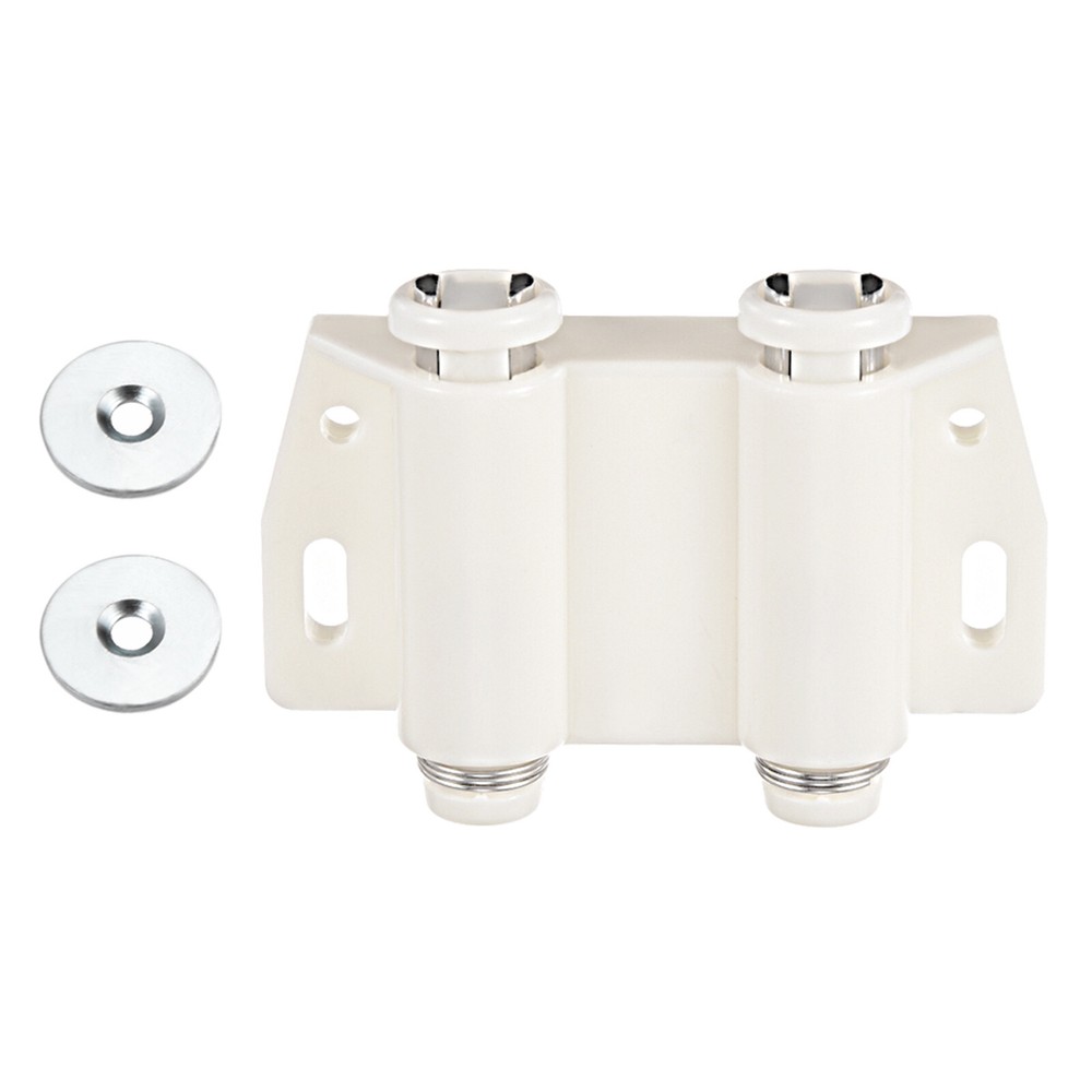 67x46mm Cabinet Magnets Latch - 1 Pack - Plastic PE Door Catch - White
