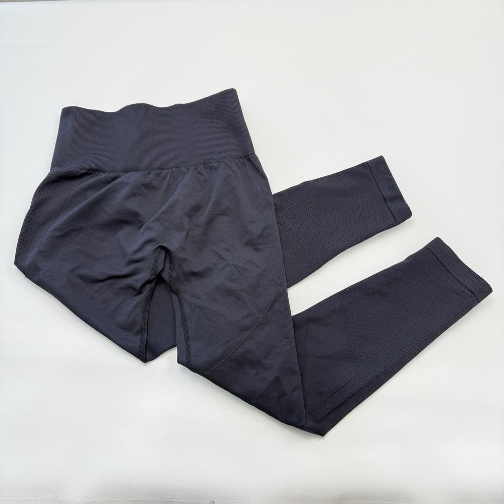 Halara Black Ruched Scrunch Ankle Leggings - Large Size Athleisure Wear