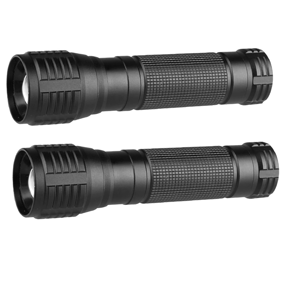 LED Flashlight Water Resistant Military Grade 2000 Lumens 3 Modes Zoom Functi...