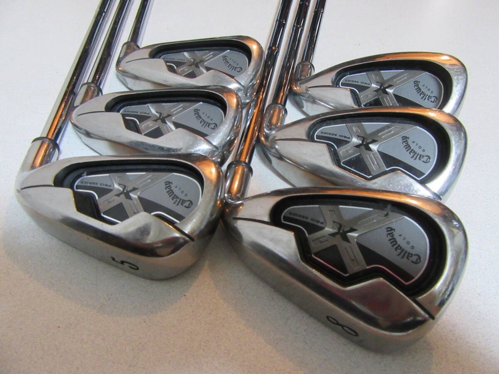 Callaway X18 PRO SERIES Iron Set 5-9+Pw Dynamic Gold S300 6pcs Golf Club