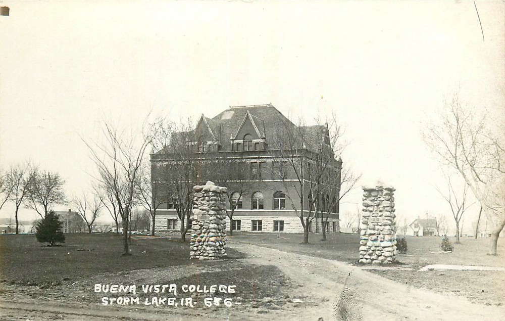 c1910 Storm Lake Iowa Buena Vista College occupation RPPC #656 Postcard 25-9164