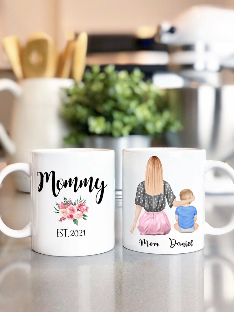 New Mom Mug Mommy Est 2020 Mug New Mommy Gift Mother's Day Gift Mom And Baby Mug