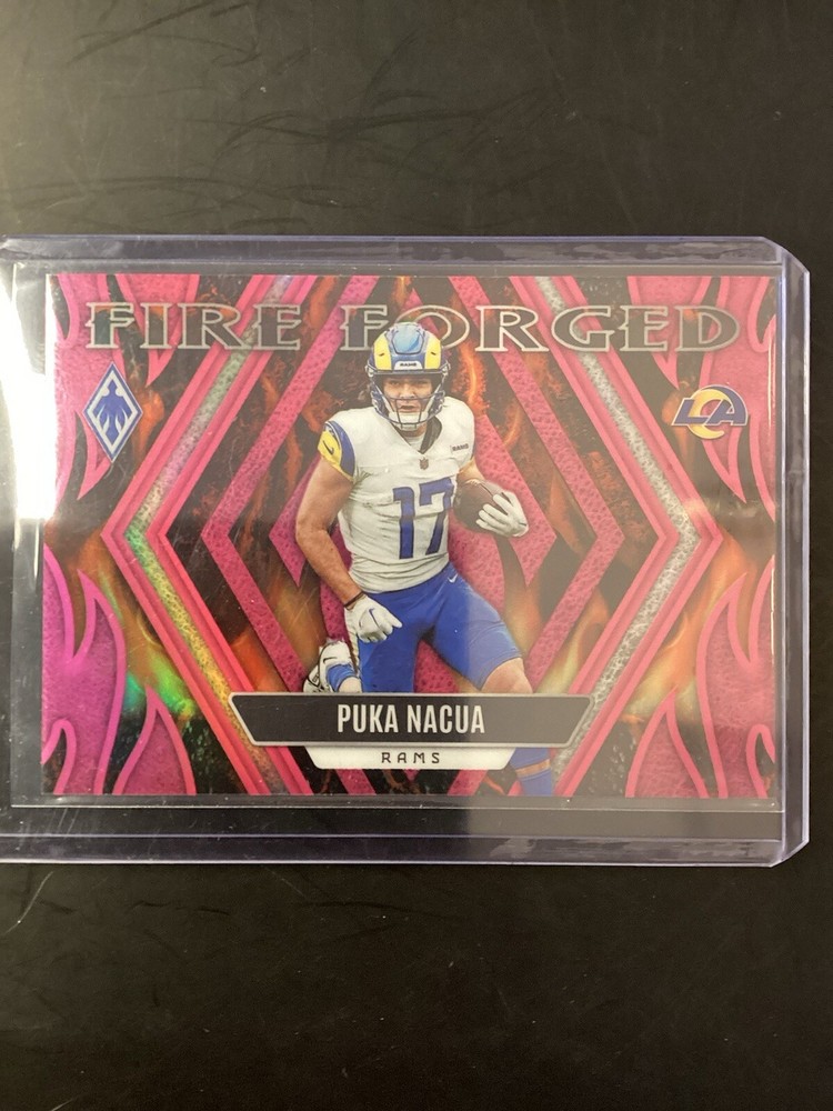 2023 Panini Phoenix - Fire Forged Pink #FF-8 Puka Nacua /175 (RC)