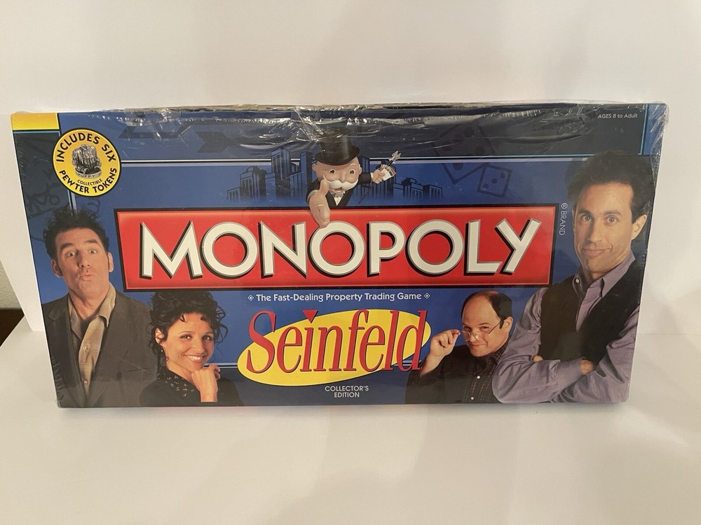 Seinfeld Monopoly Collectors Edition Board Game 2009 Hasbro New In Opened Box
