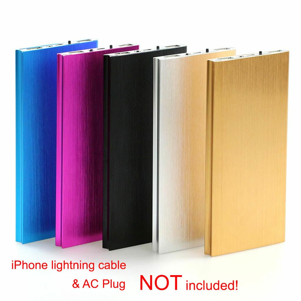 Ultra-Slim 20000mAh Power Bank – Fast Charging Portable Battery for Phones