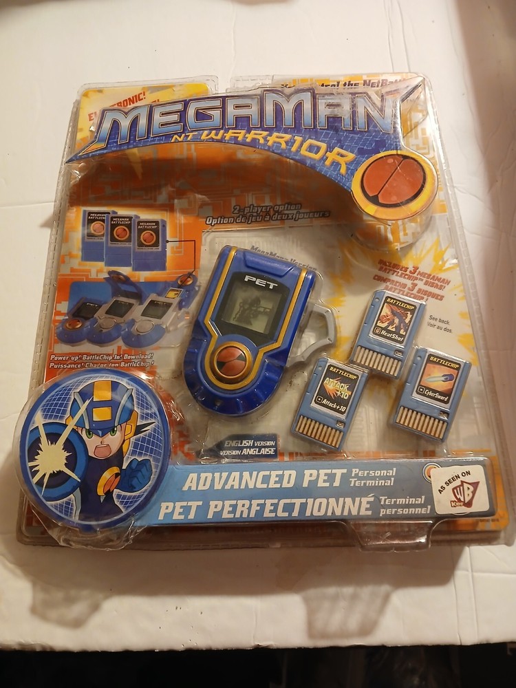 Mega Man NT Warrior Advanced Pet Personal Terminal New Sealed Blue Nintendo